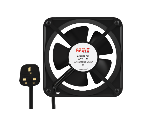 Cooling Fan with UK Plug for Server Racks